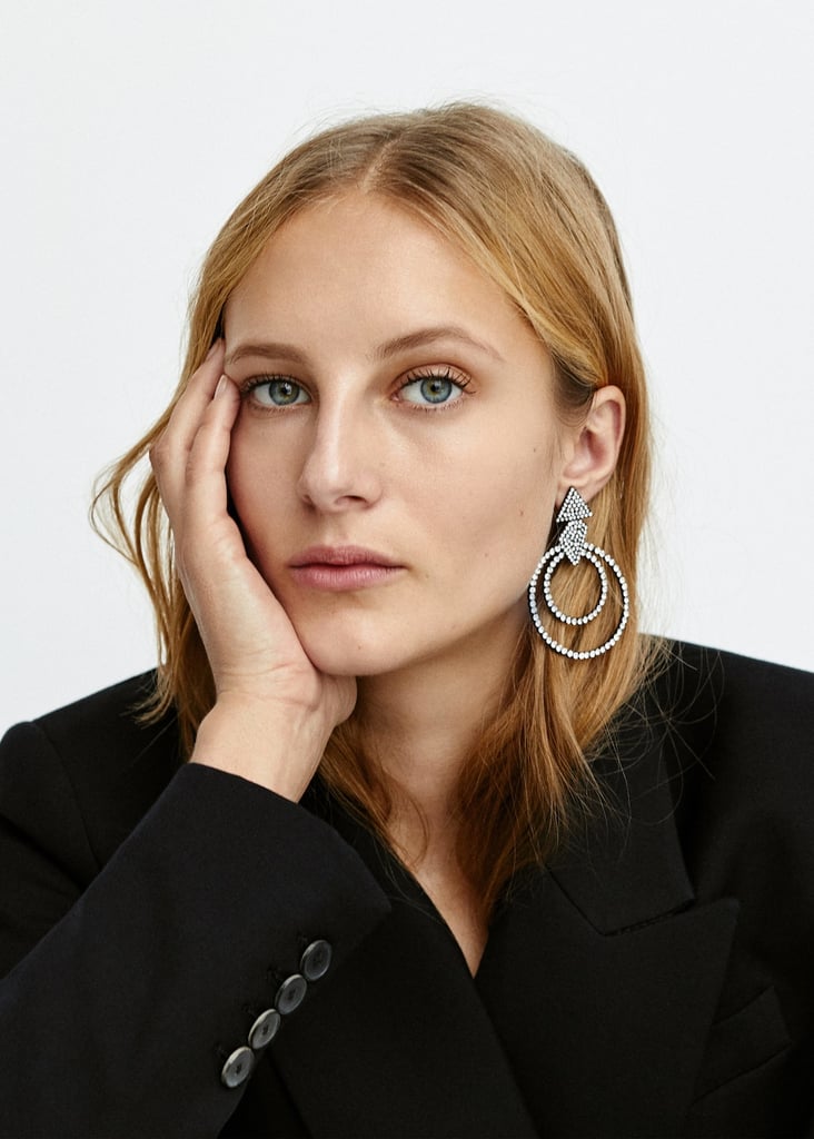 Mango Rhinestone crystal earring | Jewelry Trends 2019 | POPSUGAR ...