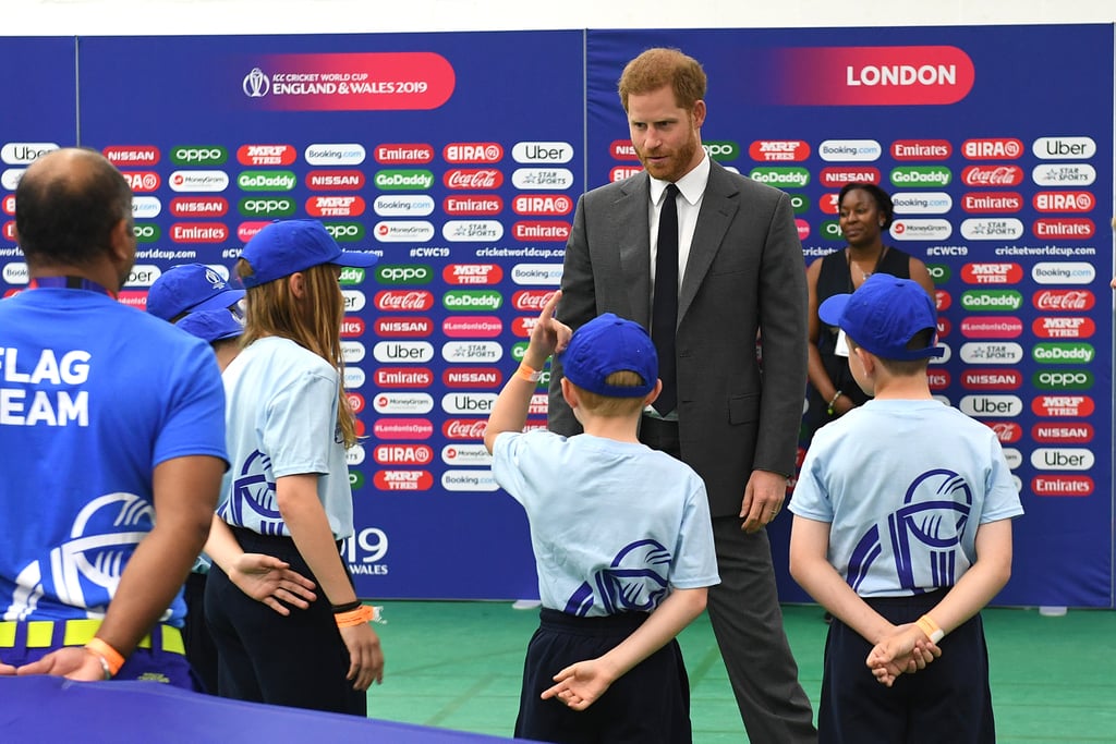 Prince Harry at Opening of Cricket World Cup 2019