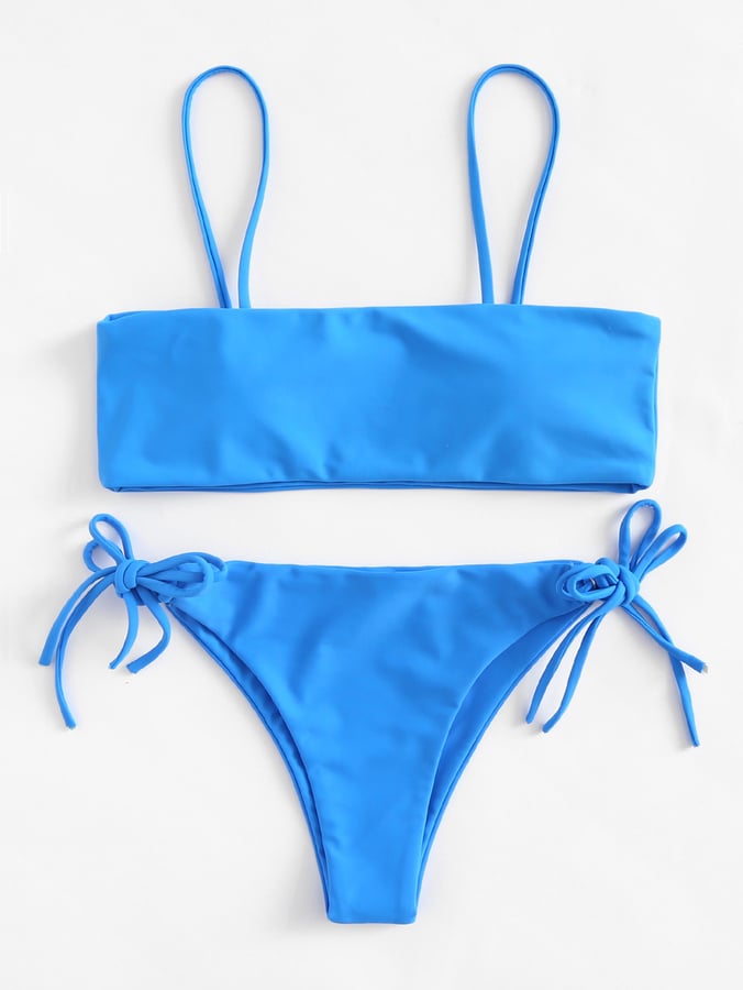 Shein Tie Side Cami Bikini Set
