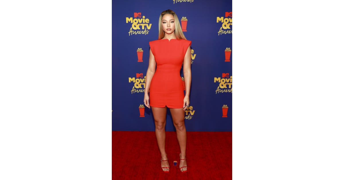 Madelyn Cline At The 21 Mtv Movie And Tv Awards The Mtv Movie Tv Awards Brought Out The Glam Minidresses And Jordan Sneakers Popsugar Fashion Photo 10