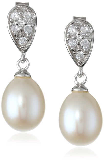 Bella Pearl Fancy Earrings ($34)