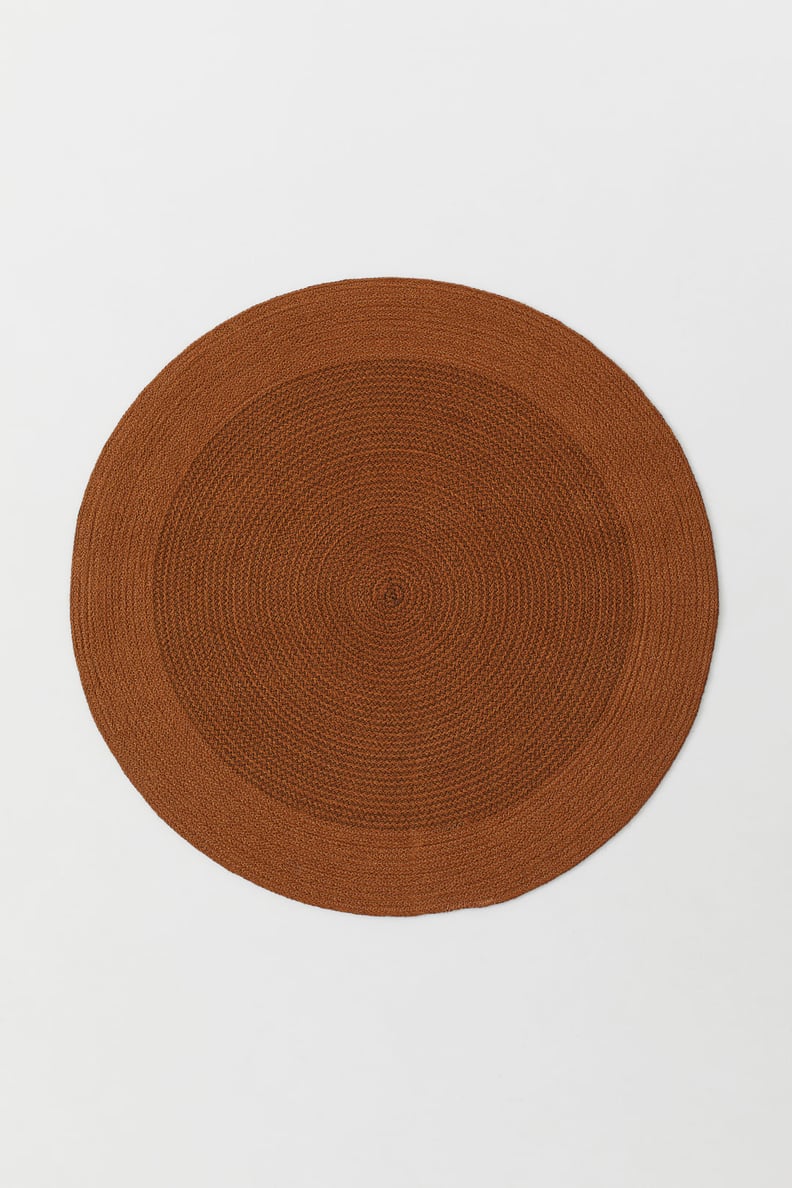 Round Jute Bath Mat