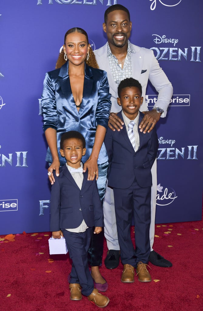 Sterling K. Brown and His Family at Frozen 2 Premiere