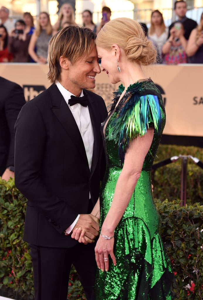Nicole Kidman and Keith Urban at the 2017 SAG Awards