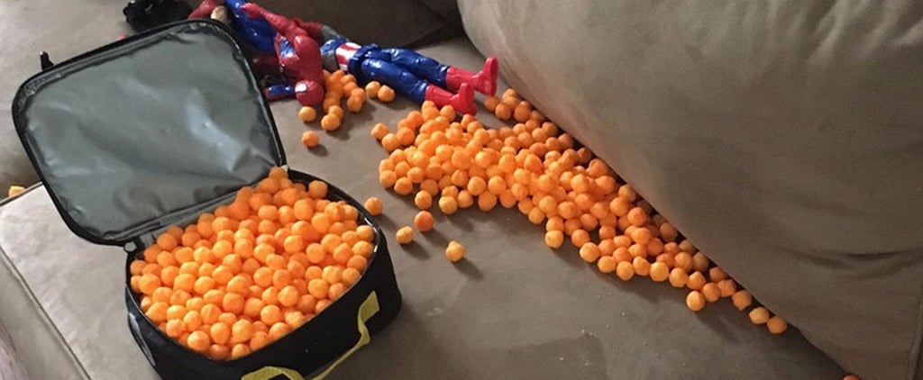 3-Year-Old Packs His Own Lunch With Cheese Balls