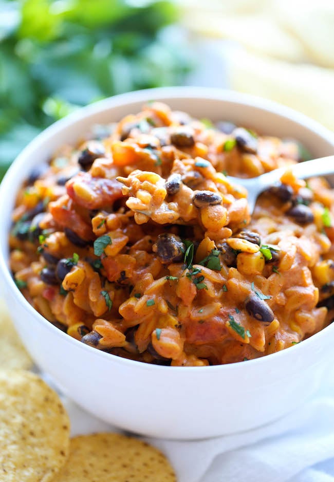 SlowCooker Enchilada Orzo Latin MealPrep Ideas POPSUGAR Latina