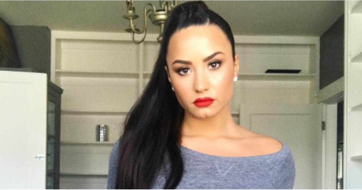 Demi Lovato Not Sorry For Long Ponytail Popsugar Beauty Uk Demi lovato gave us all high ponytail envy on monday, august 7, with a trio of instagram posts that showed off her serious glam game. demi lovato not sorry for long ponytail