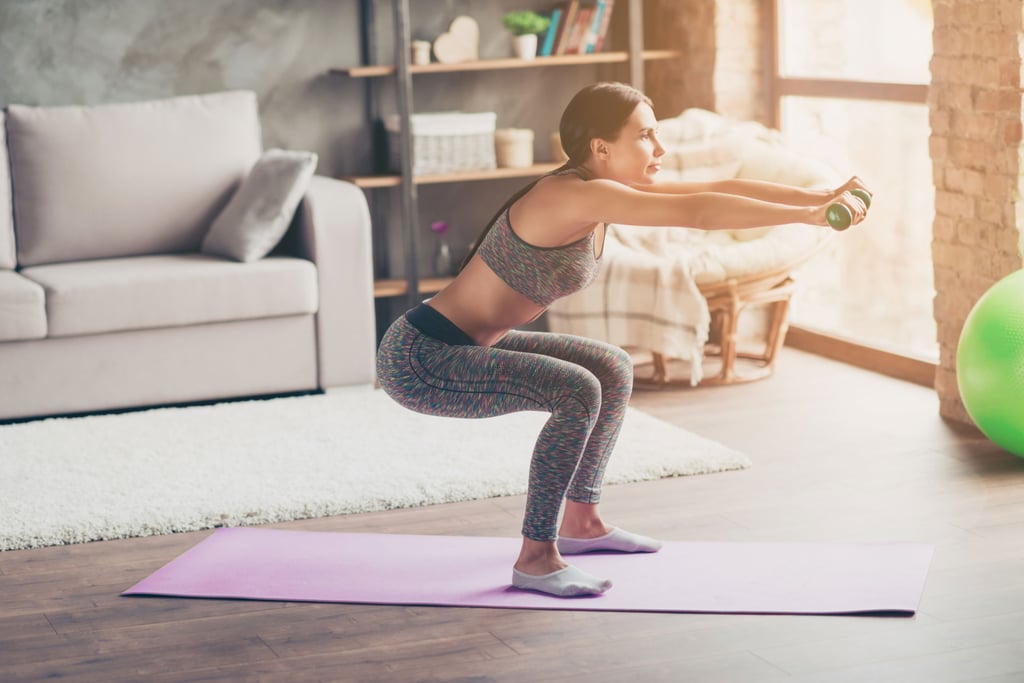 Home Exercises Squat and Plank Workout