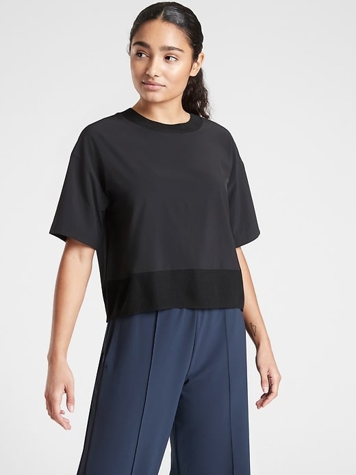 Athleta Zephyr Crop Tee