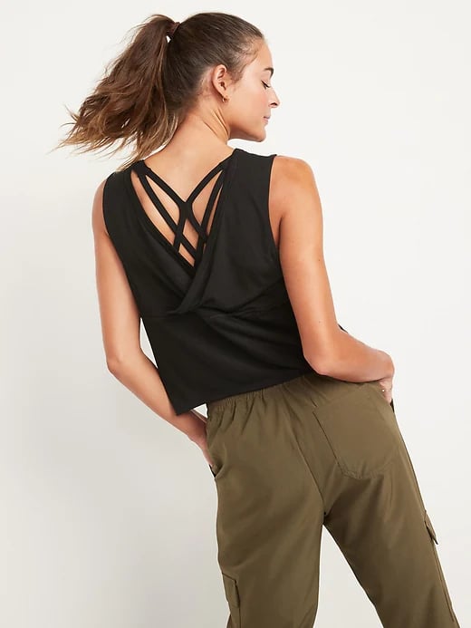 Old Navy UltraLite Cross-Back Sleeveless Top