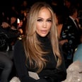 Jennifer Lopez's "Velvet" Nails Are Giving Iced Chai Latte Vibes ​