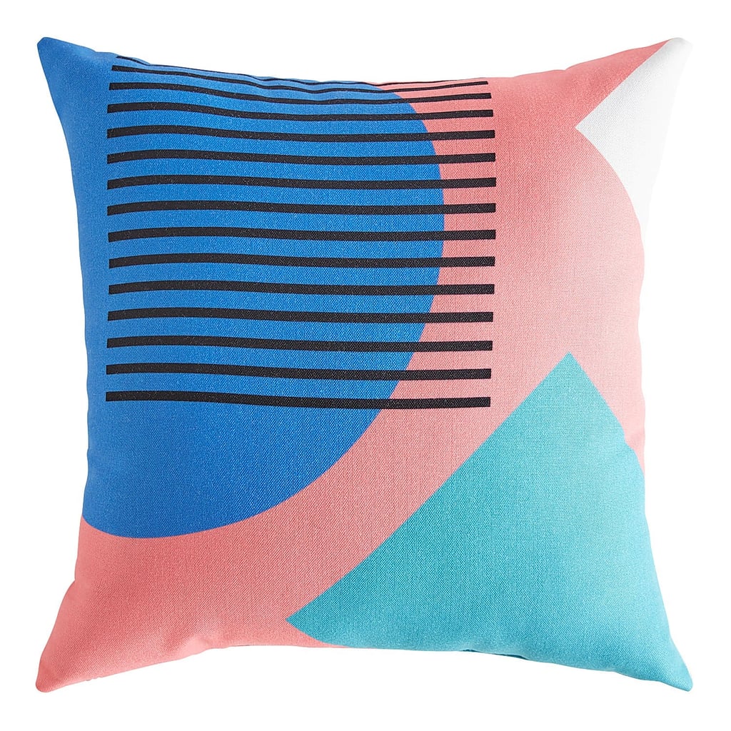 Modern Floating Shapes Pillow