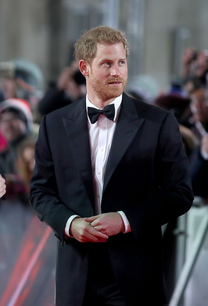 Prince William and Harry Star Wars Last Jedi Premiere 2017