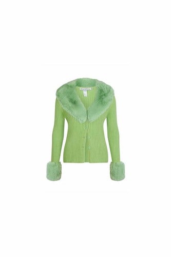 House of Sunny Peggy Cardi Green