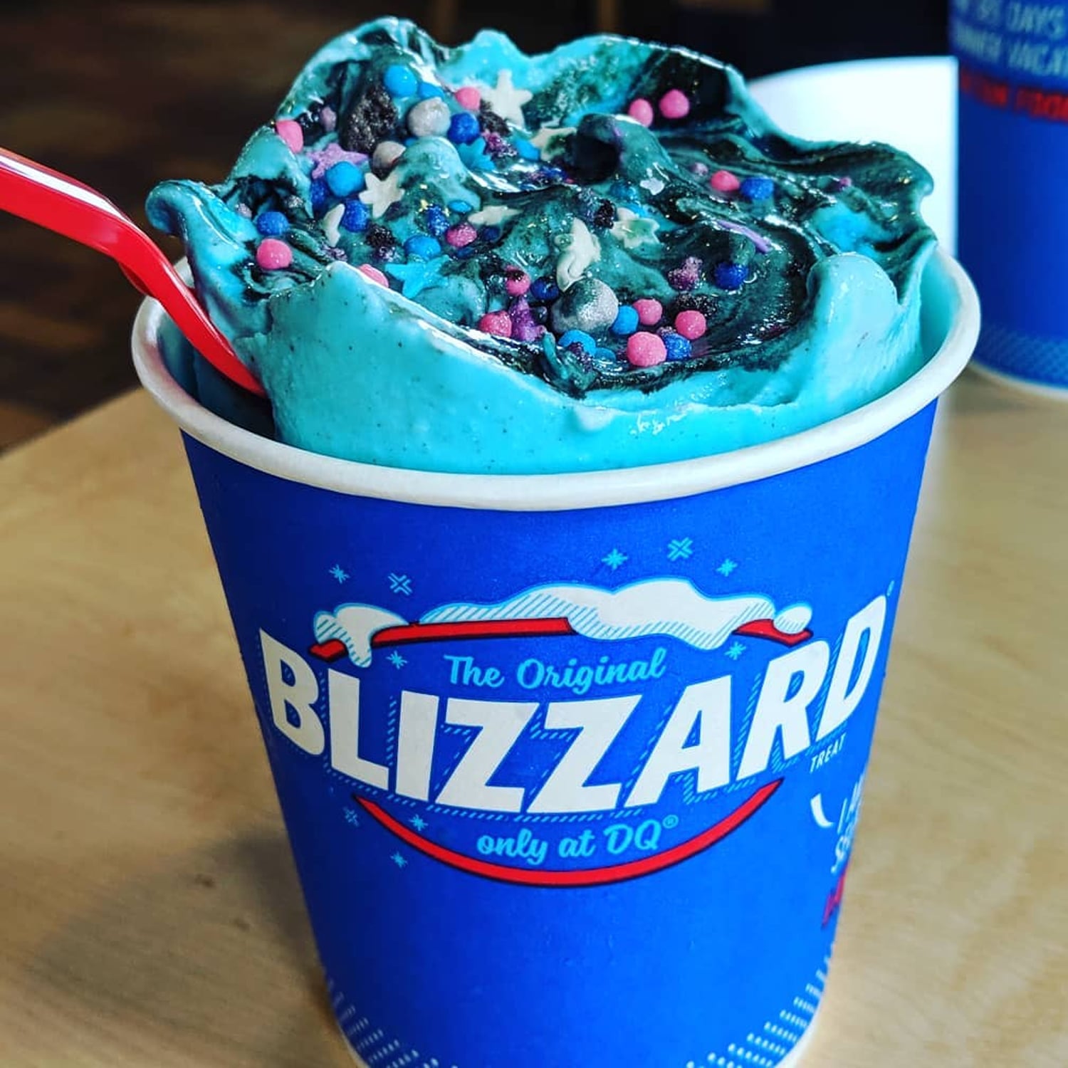 Dairy Queen Out Of This World Blue Galaxy Blizzard Popsugar Food