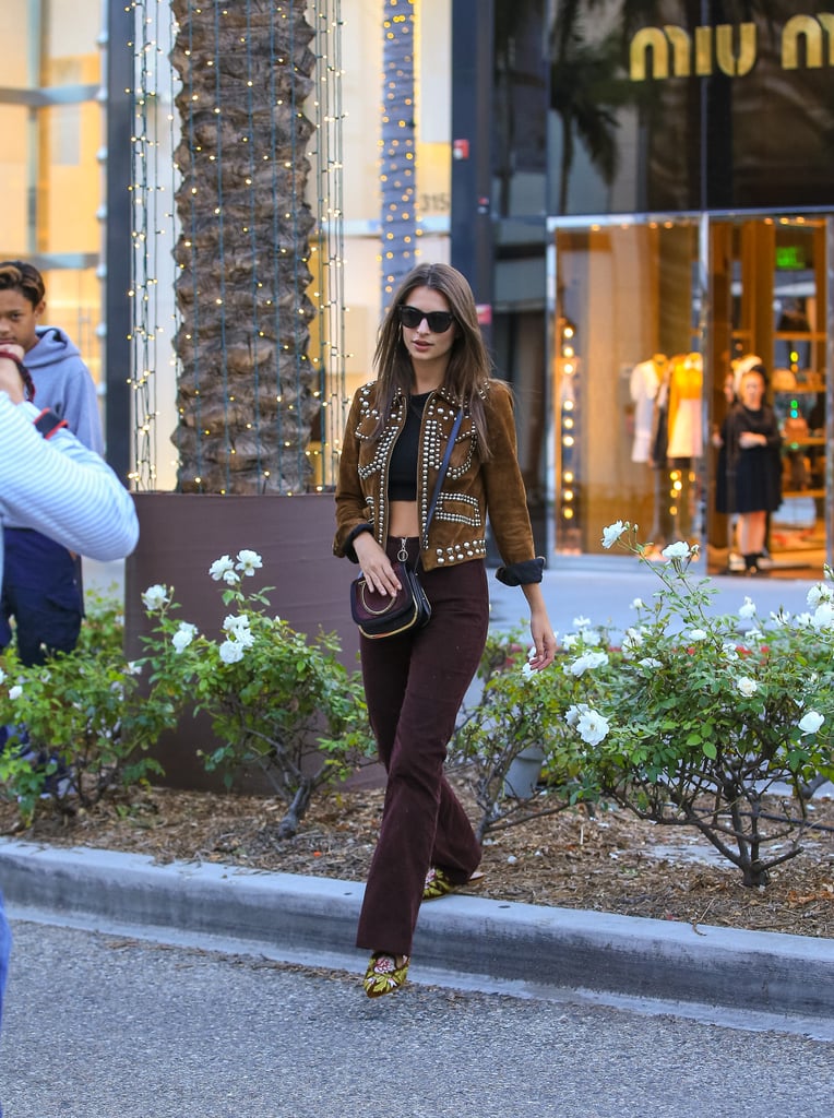 Emily Ratajkowski's Salvatore Ferragamo Bag Nov. 2016