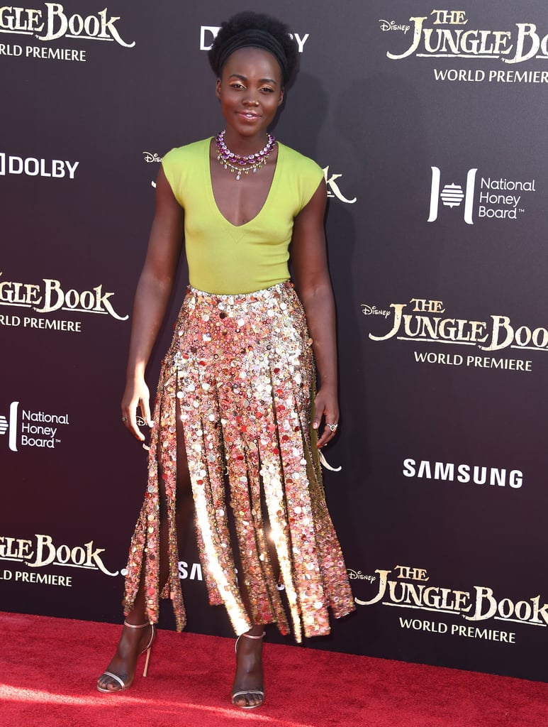 Lupita Nyong'o Dress Spins on the Red Carpet