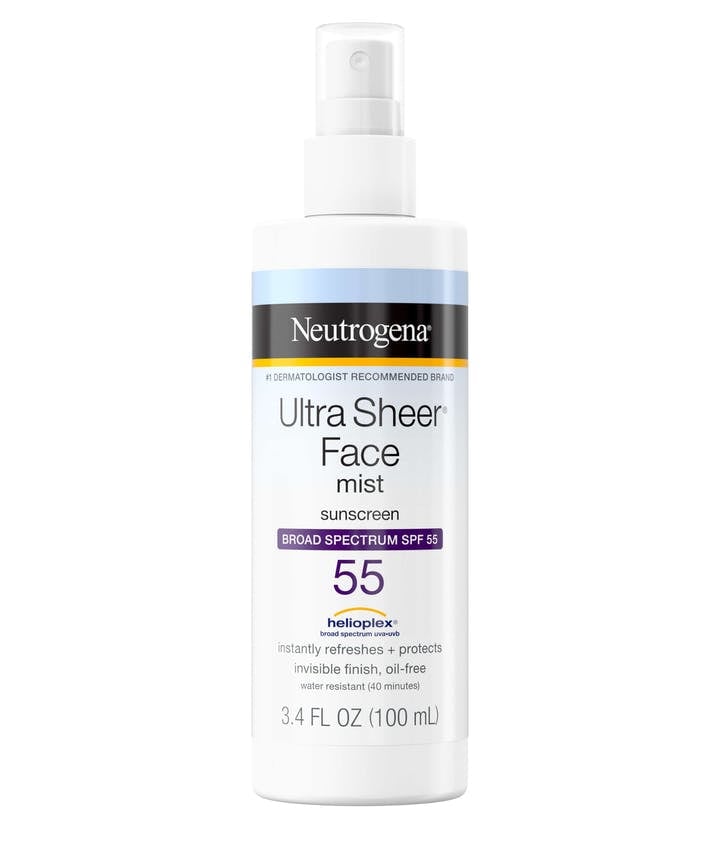 Neutrogena Ultra Sheer OxybenzoneFree Sunscreen Mist SPF 55 Best
