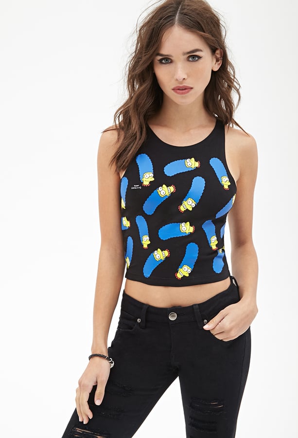 Forever 21 Marge Simpson Print Top