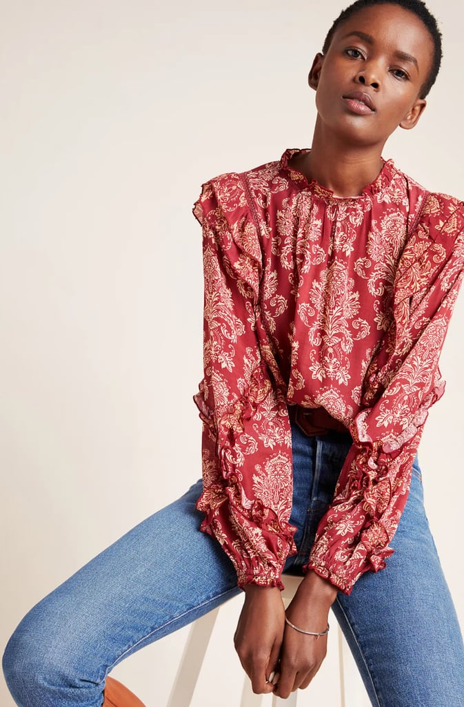 Shop a Similar Paisley-Print Blouse