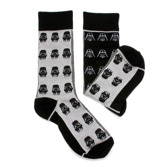 Darth Vader and Stormtrooper Socks