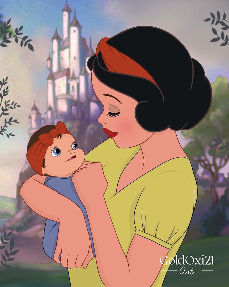 Snow White as a Mom