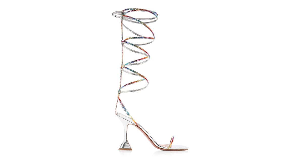 amina muaddi rainbow sandals