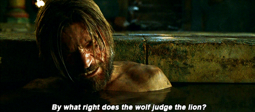 "By what right does the wolf judge the lion?"