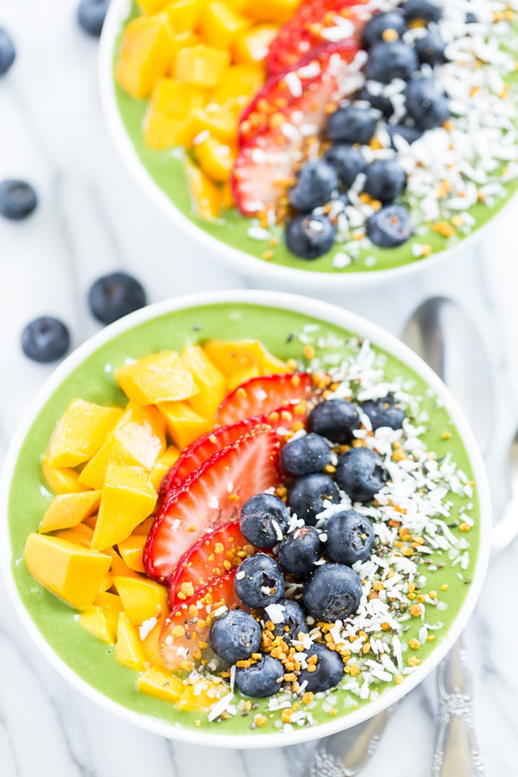 Pineapple-Banana Green Smoothie Bowl