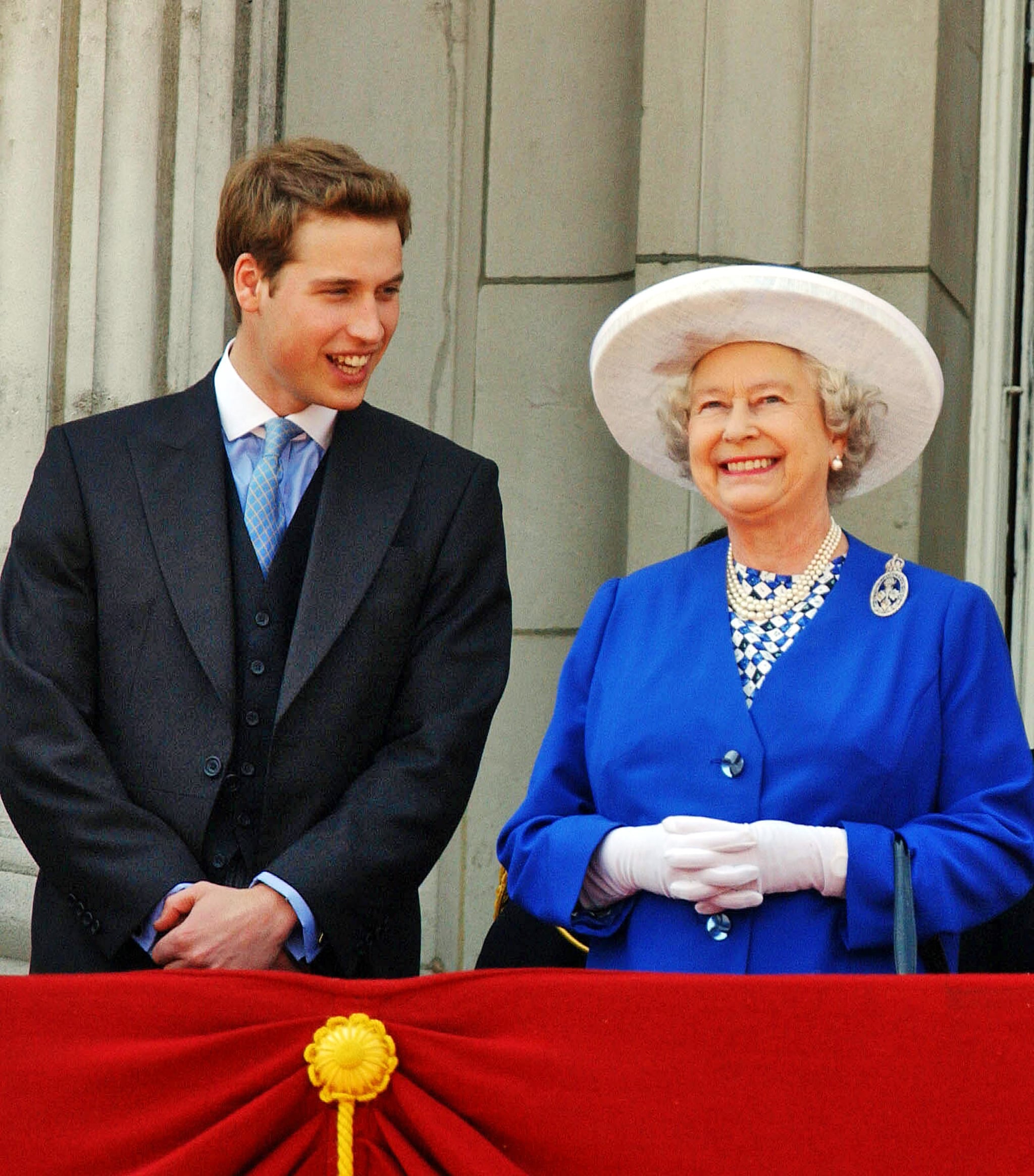 Queen Elizabeth II and Prince William in 2003