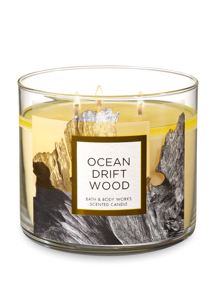 Ocean Driftwood 3Wick Candle Best Bath and Body Works Products 2018