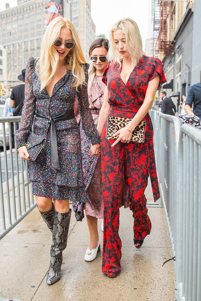 Floral Pieces With Longer Hemlines and Sleeves