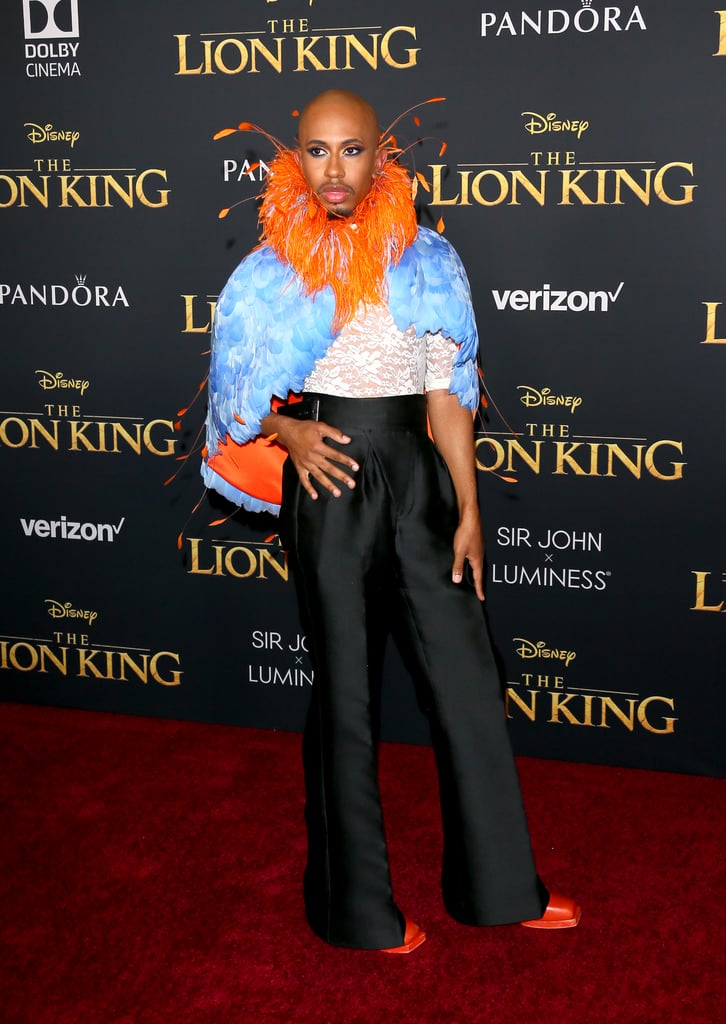 Pictured: Kalen Allen at The Lion King premiere in Hollywood.