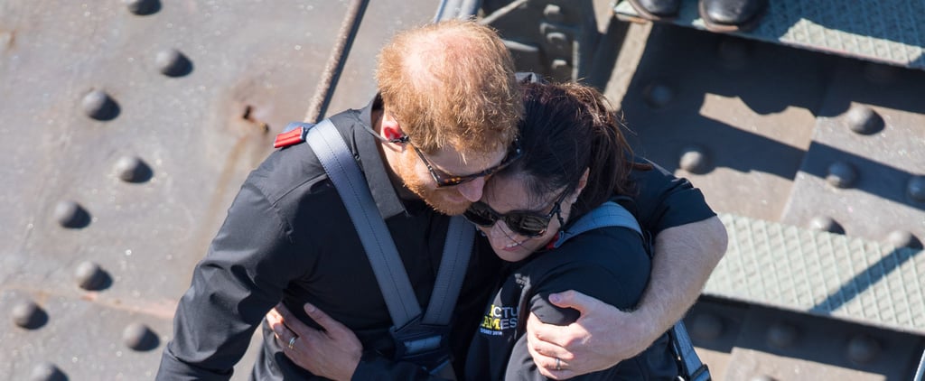 Prince Harry Comforts a Military Widow in Australia 2018