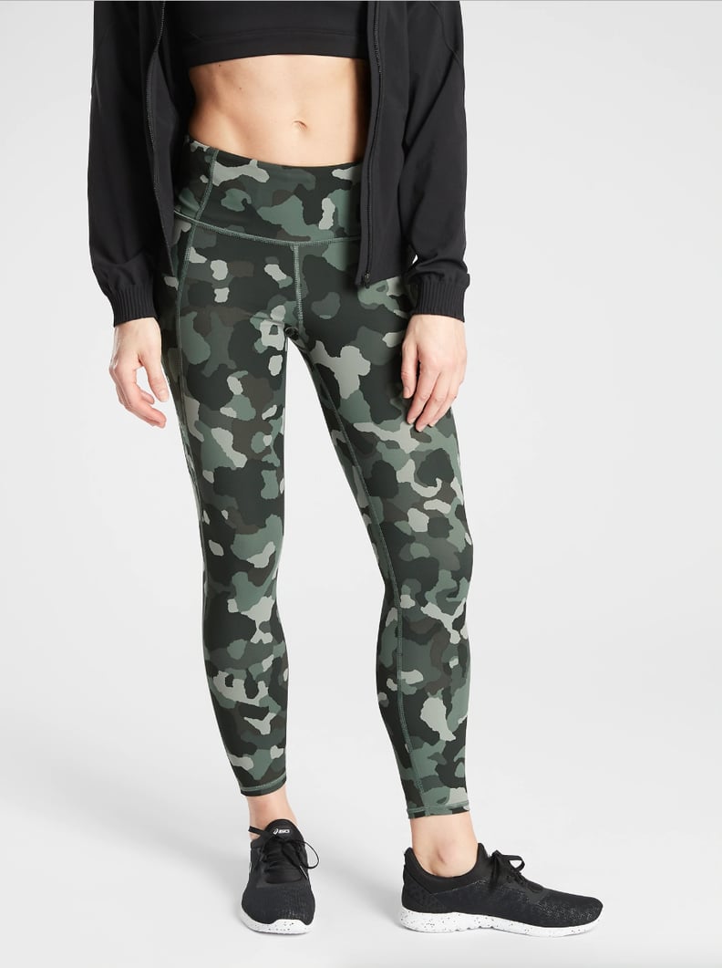 Athleta Lightning Camo 7/8 Tight in SuperSonic