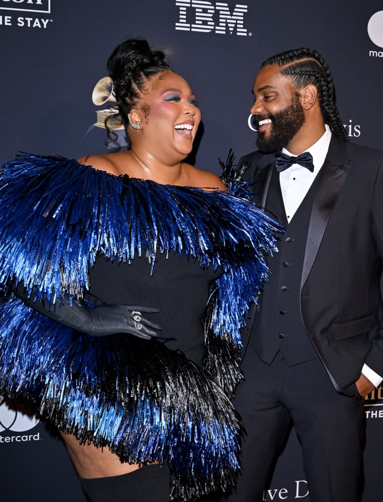 Lizzo and Myke Wright at the 2023 Grammys