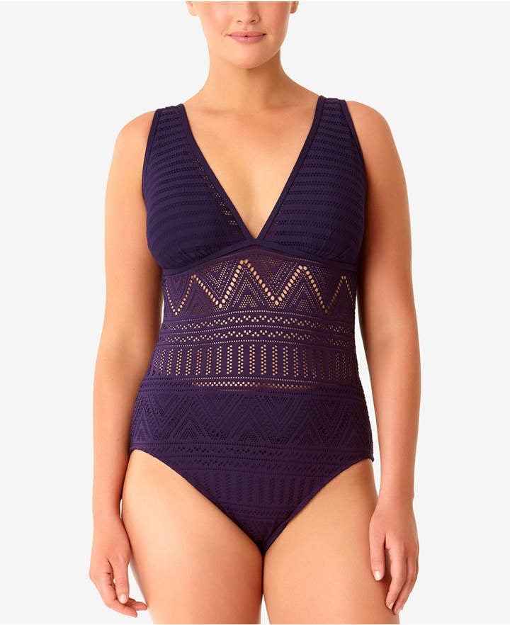 Anne Cole Crochet All Day One-Piece Swimsuit