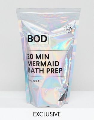 BOD Exclusive 20 min Mermaid Bath Prep With Pink Shimmer