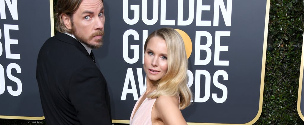 Kristen Bell and Dax Shepard at the 2019 Golden Globes