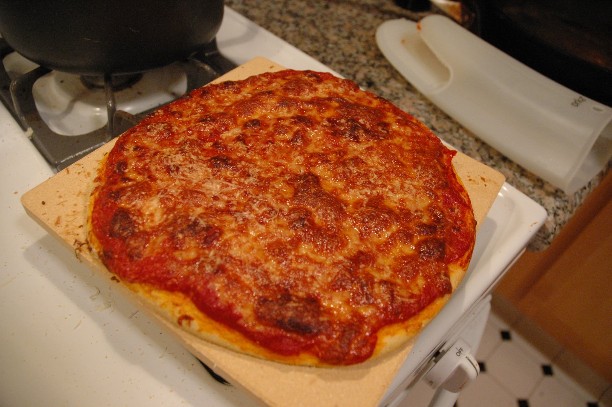 52 Weeks of Baking Four Cheese Pizza with Cornmeal Crust POPSUGAR Food