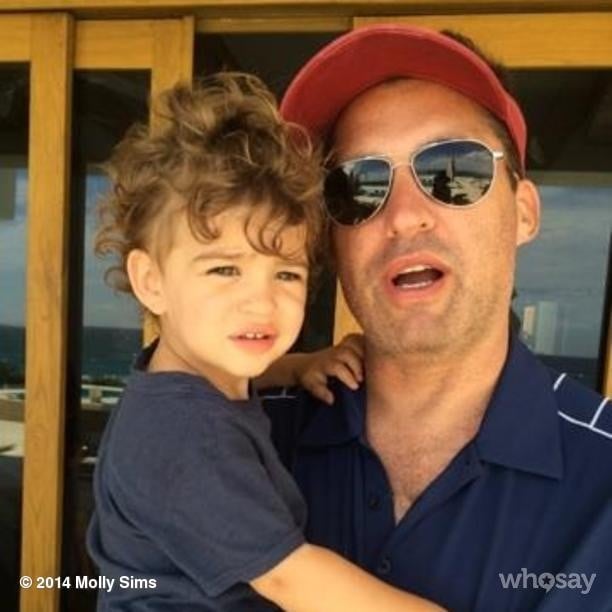 Brooks Stuber joined his dad for a day of golfing.
Source: Instagram user mollybsims