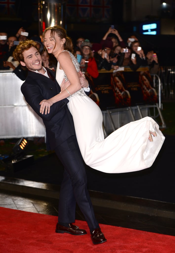 Sam Claflin and Laura Haddock Cute Pictures