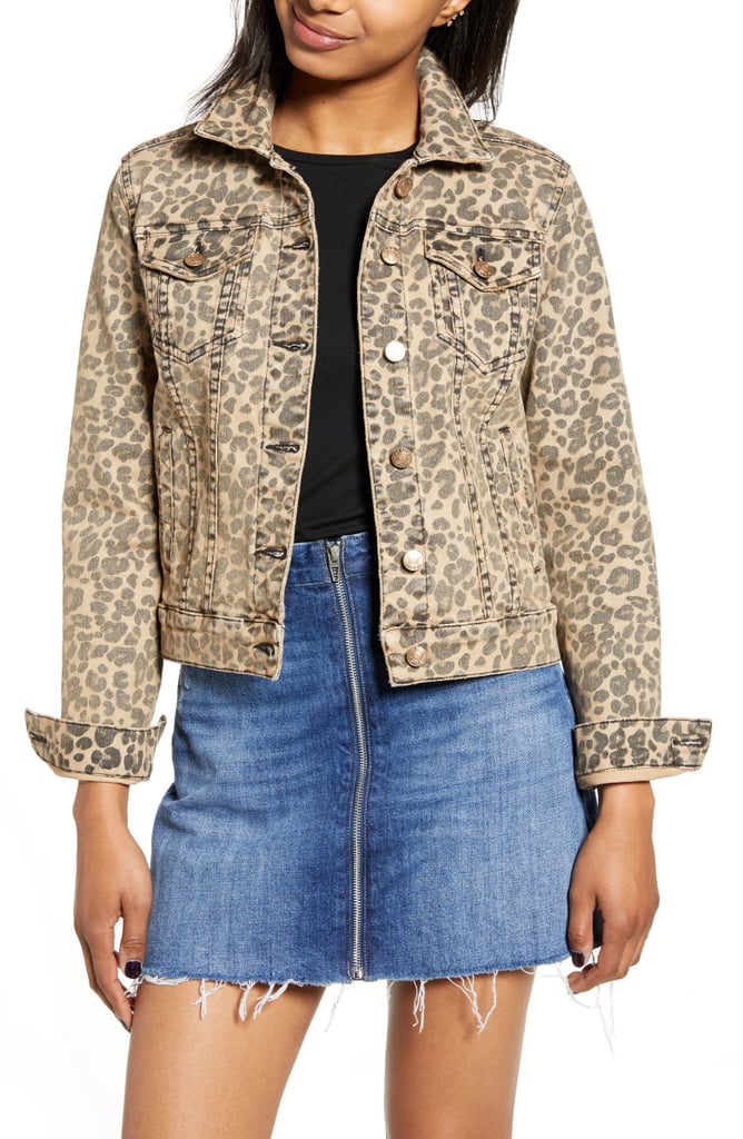 STS Blue Colbey Leopard Print Denim Jacket