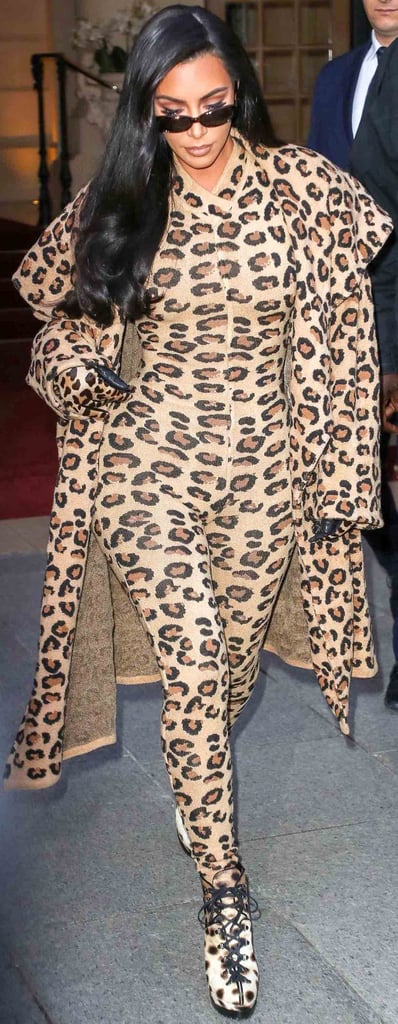 Kim Kardashian Leopard Outfit