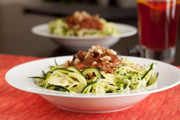 Dinner: Zucchini Pasta