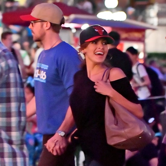 Ryan Gosling and Eva Mendes at Disneyland August 2017