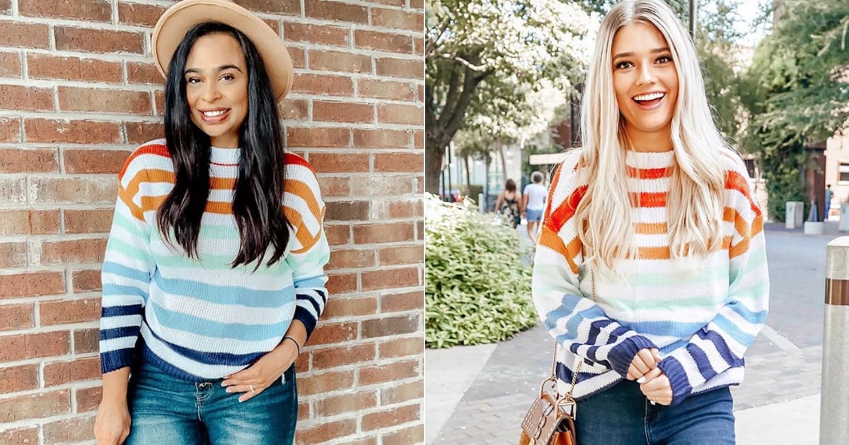 American eagle rainbow discount sweater