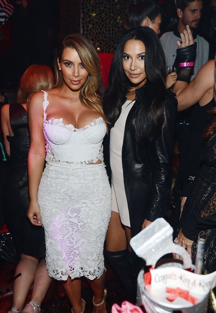 Kim Kardashian and Naya Rivera