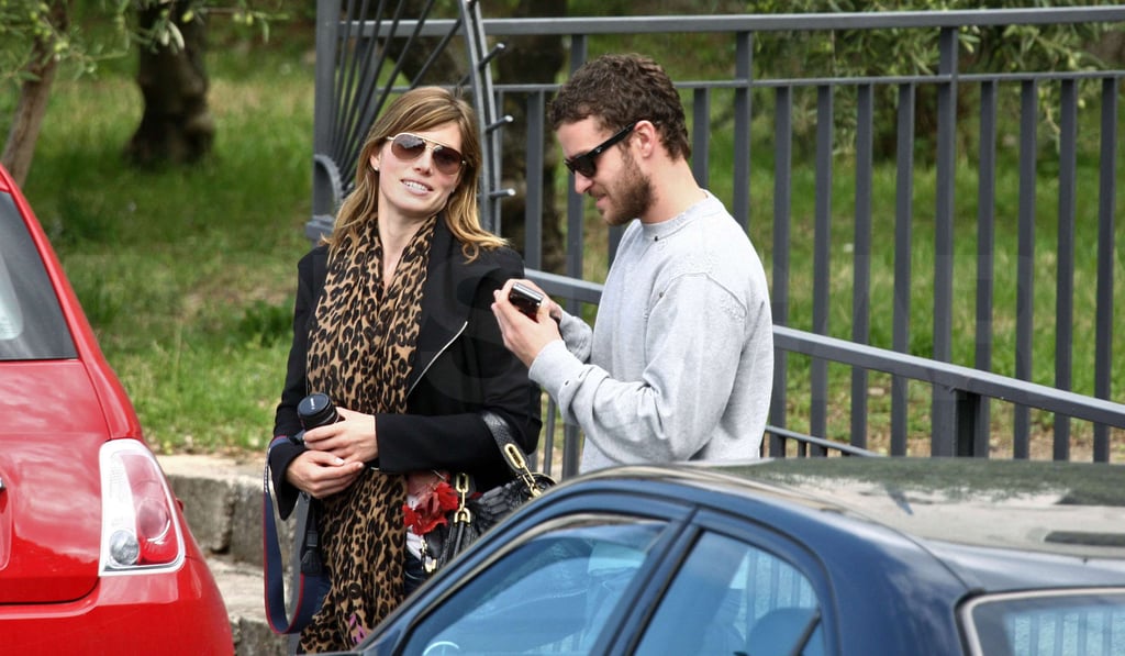 Jessica Biel at Wedding Rehearsal