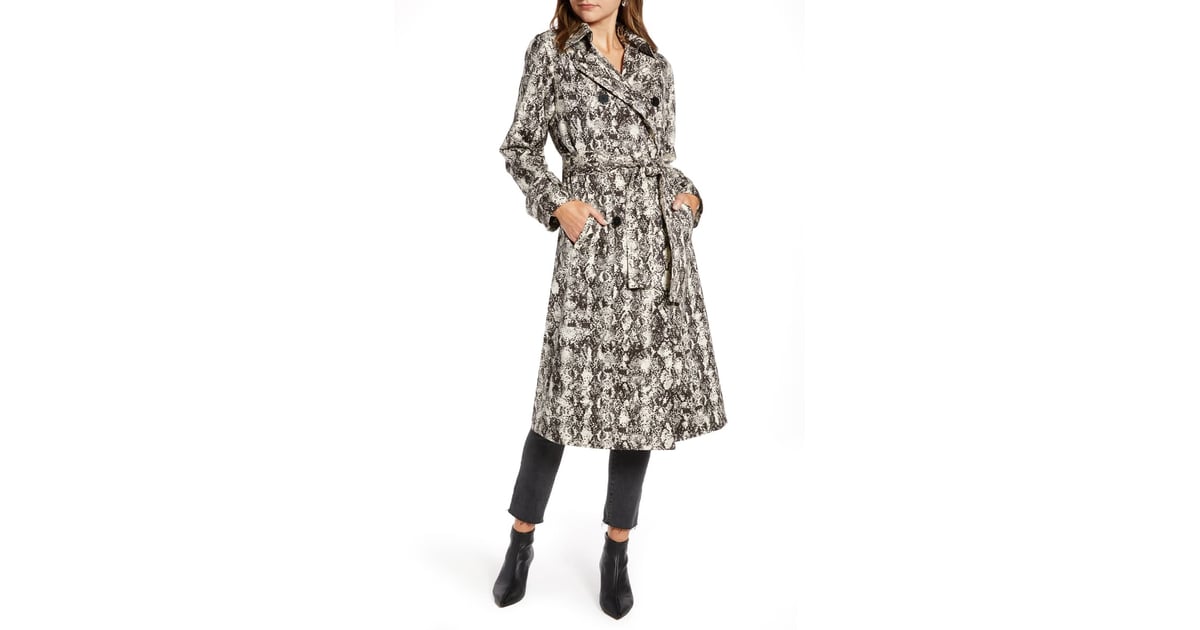 Something navy sales trench coat